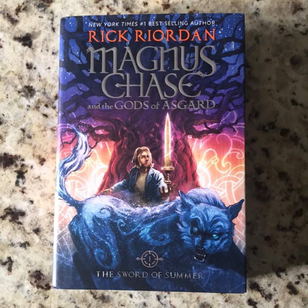 NEW Rick Riordan Magnus Chase and the Gods of Asgard The Sword of Summer Book